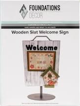 Foundations Décor Wood Slat Sign Kit (02758-2)