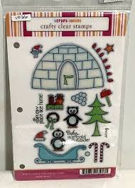 Our Craft Lounge Crafty Clear Stamps - Snow Place Like Home (CCM061) Retired