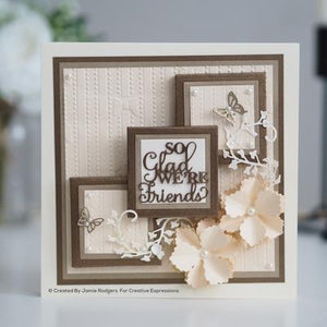 Creative Expressions Craft Dies by Jamie Rodgers Canvas Collection Square (CEDJR001)