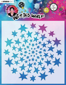 Art by Marlene Out of This World Collection Stencil Star Burst (ABM-OOTW-MASK45)