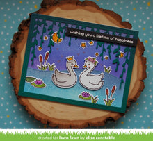 Load image into Gallery viewer, LawnFawn Photopolymer Clear Stamp &amp; Die Set Swan Soiree (LF2220)
