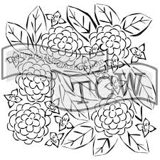 The Crafters Workshop - Balzer Designs 6x6 Stencil - Mini Flower Garden (TCW275s)