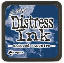 Tim Holtz Distress Mini Ink Pad Chipped Sapphire (TDP39907)
