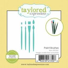 Taylored Expressions Little Bits Die - Paint Brushes (TE1061)