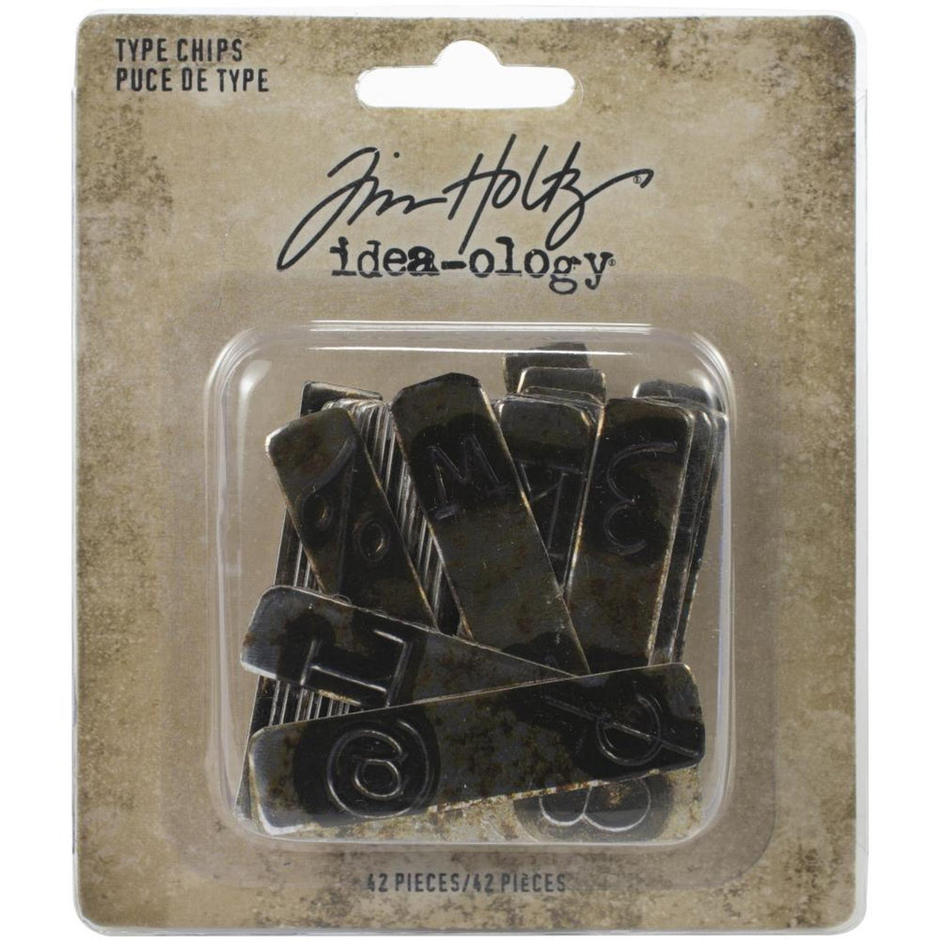Tim Holtz idea-ology Type Chips (TH94031)