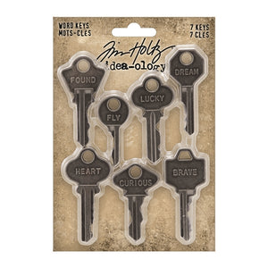 Tim Holtz idea-ology Metal Word Keys (TH94245)