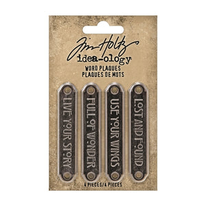 Tim Holtz idea-ology Word Plaques (TH94246)
