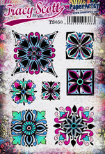Load image into Gallery viewer, PaperArtsy Rubber Stamp Set Squares designed by Tracy Scott (TS050)
