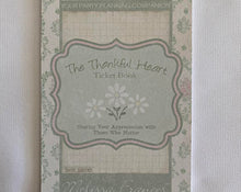 Load image into Gallery viewer, Melissa Frances Indexed Ticket Company The Thankful Heart Ticket Book
