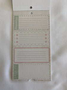 Melissa Frances Indexed Ticket Company The Thankful Heart Ticket Book