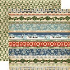 Carta Bella Paper Company Christmas Wonderland Collection 12x12 Scrapbook Paper Christmas Now and Then (CBCW46008)