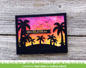 Lawn Fawn Lawn Cuts Tropical Backdrop (LF1986)