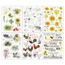 Load image into Gallery viewer, 49 and Market Vintage Artistry Countryside Collection 6x8 Rub-On Transfer Set (VAC-38725)
