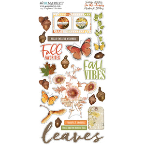 49 & Market Vintage Artistry In the Leaves Collection Chipboard Stickers (VAL-35151)