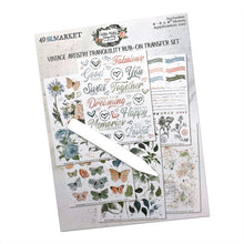 Load image into Gallery viewer, 49 and Market Vintage Artistry Tranquility 6x8 Rub-Ons (VAT-39654)
