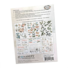 Load image into Gallery viewer, 49 and Market Vintage Artistry Tranquility 6x8 Rub-Ons (VAT-39654)
