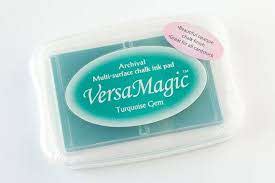 VersaMagic Archival Multi-surface Chalk Ink Pad -Turquoise Gems (VG-15)