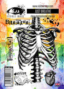 Visible Image- Clear Photopolymer Stamps- Just Breathe (VIS-JBR-01)