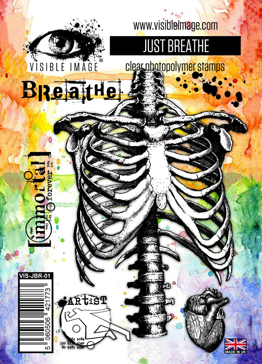 Visible Image- Clear Photopolymer Stamps- Just Breathe (VIS-JBR-01)