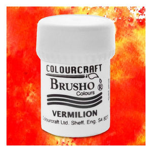 Colourcraft Brusho Colors Vermilion