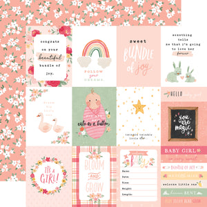 Echo Park Paper Co. Welcome Baby Girl Collection Kit (WBG233016)