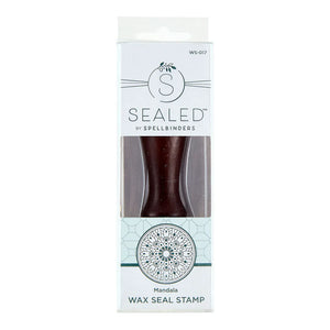 Spellbinders Paper Arts Wax Seal Stamp Mandala (WS-017)