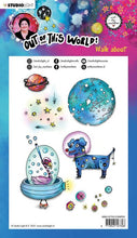 Load image into Gallery viewer, Art by Marlene Out of this World Clear Stamp Set Walk About (ABM-OOTW-STAMP69)
