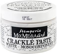 Stamperia MixMediaArt Crackle Paste White (K3P37)
