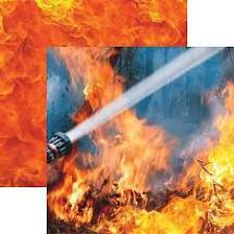 Reminisce Scrapbook Paper - Firefighter - Wildfire - FRF-001