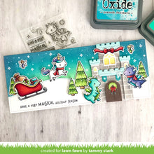 Load image into Gallery viewer, Lawn Fawn Photopolymer Clear Stamp &amp; Die Set - Winter Dragon (LF2426)

