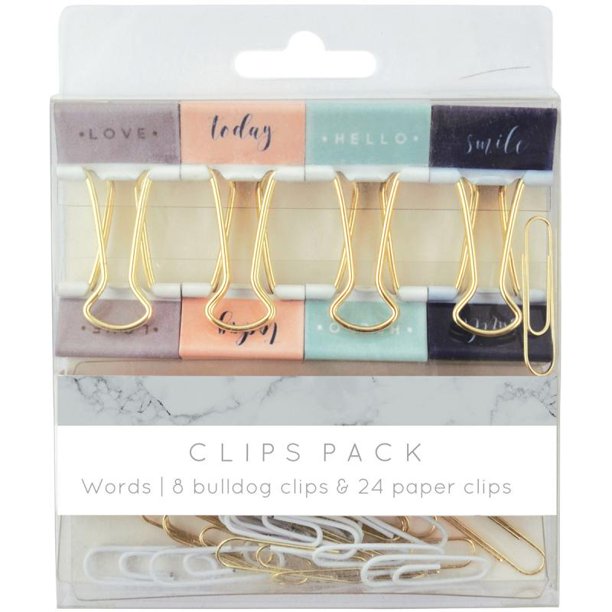 KaiserCraft Clips Pack Words (SA068)