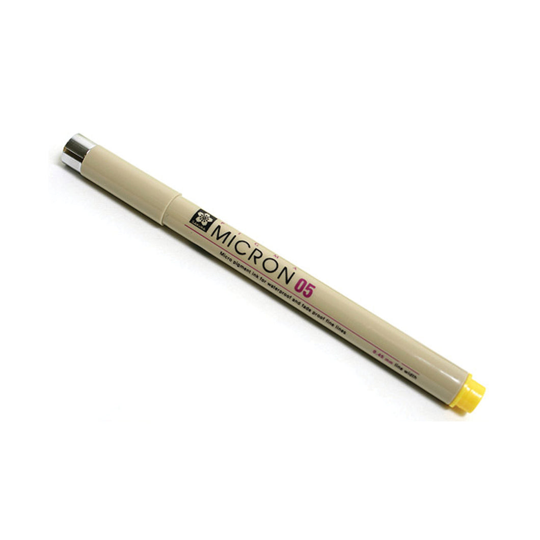 Sakura Pigma Micron Pen Size 05 0.45mm Yellow (XSDK05#3)