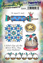 Load image into Gallery viewer, PaperArtsy Rubber Stamp Set It Wasn&#39;t Me designed by ElenaZinski Art (ZA66)
