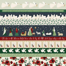 Load image into Gallery viewer, Echo Park Paper Co. Away in a Manger Collection 12x12 Scrapbook Paper Border Strips (AIM191007)
