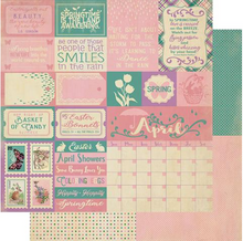 Load image into Gallery viewer, Authentique The Calendar Collection- April Paper Pack (CAL052)
