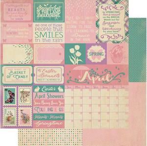 Authentique The Calendar Collection- April Paper Pack (CAL052)