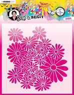 Art by Marlene Bold & Bright Collection Stencil Daises