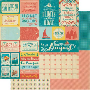 Authentique The Calendar Collection- August Paper Pack (CAL056)