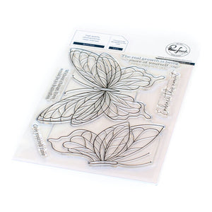 Pinkfresh Studio Clear Stamp, Die, & Stencil Set Butterflies (113321)