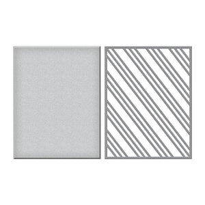 Spellbinders Paper Arts Candy Stripes Etched Die by Simon Hurley (S5-544)