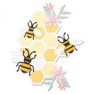 Sizzix Thinlits Die Set Bee Hive  (665880)