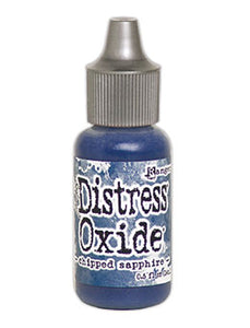 Tim Holtz Distress Oxide Re-Inker Chipped Sapphire