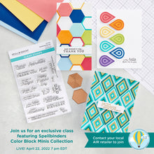 Load image into Gallery viewer, Exclusive Spellbinders Color Block Mini Kit with Online Class

