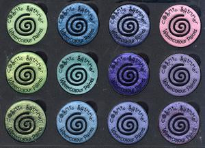 Cosmic Shimmer Iridescent Watercolor Paints Greens & Purples (CSIWPSET5)
