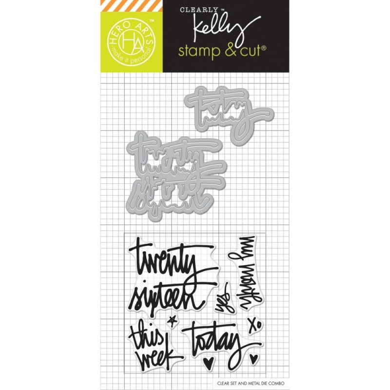 Clearly Kelly Stamp and Cut: Kelly's Twenty Sixteen Stamp & Cut (DC179)