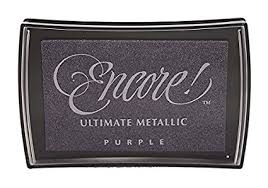 Encore Ultimate Metallic Ink Pad - Purple (UM-04)