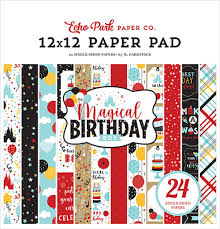 Echo Park Paper Co. 12x12 Paper Pad - Magical Birthday Boy (MBB232030)
