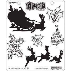 Dylusions by Dyan Reaveley - Cling Stamp - Mr Boo's Adventure DYR81708