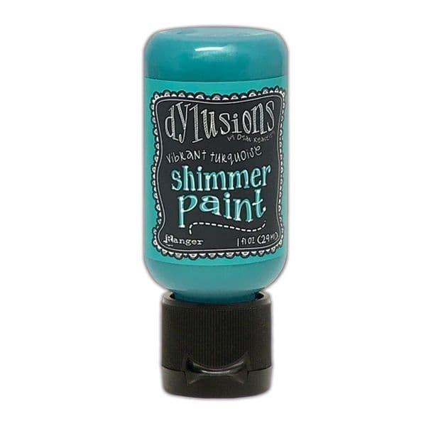 Dylusions by Dyan Reaveley Shimmer Paint Vibrant Turquoise (DYU81487)