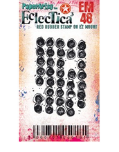 Load image into Gallery viewer, PaperArtsy Eclectica3 Mini Stamp Number 48 designed by Seth Apter (EM48)
